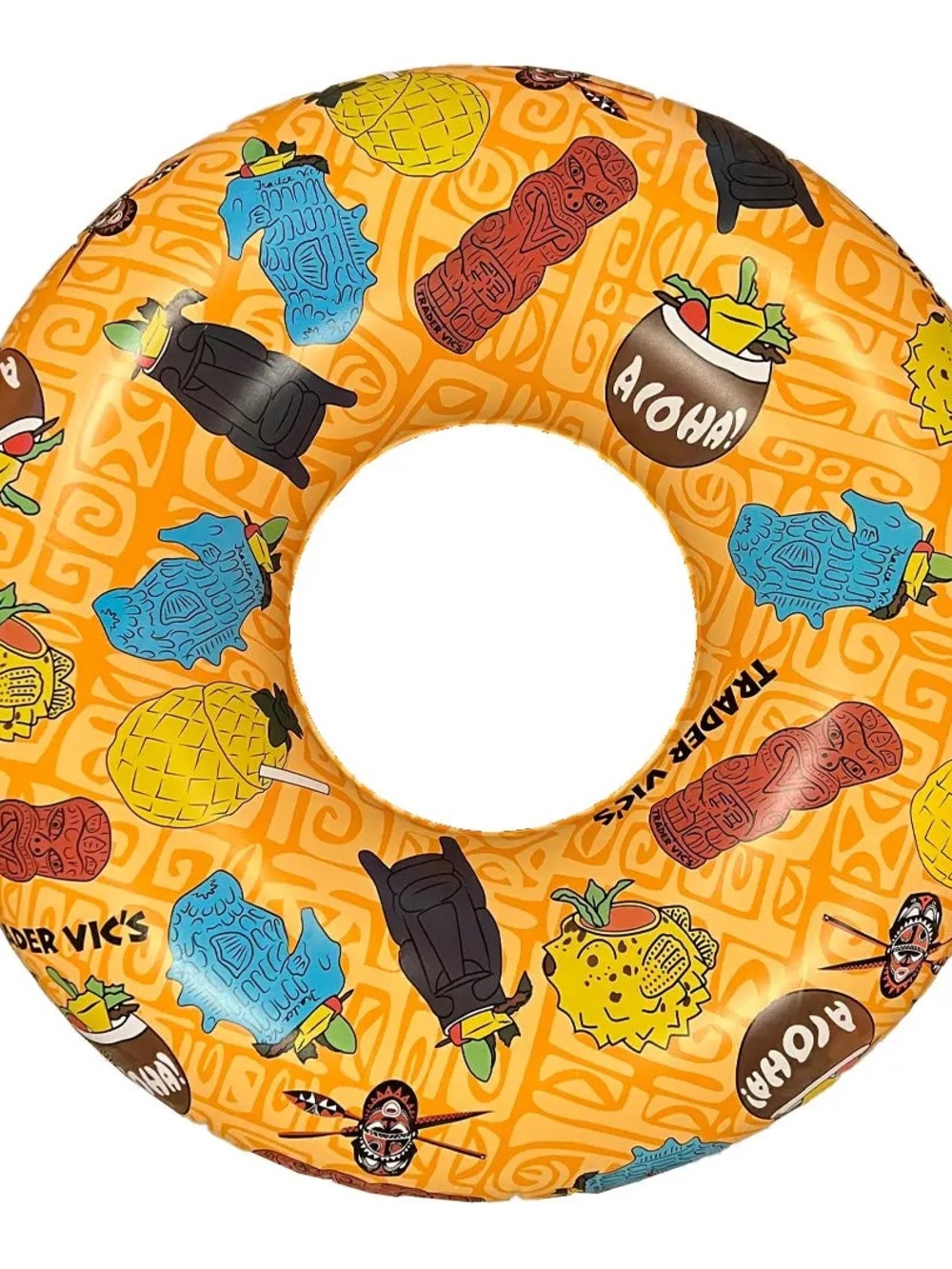 Trader Vic’s Tropical Aloha Inflatable Swim Tube - new!